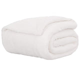 Vidaxl gooi deken wit 150 x 200 cm fleece