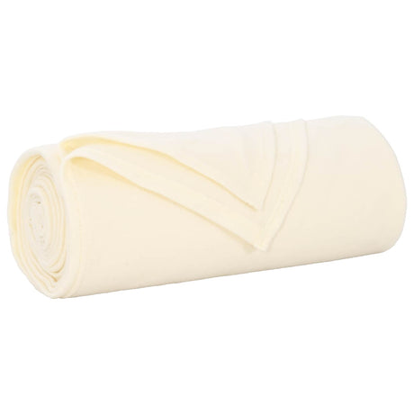 Vidaxl gooi deken crème 270 x 240 cm fleece