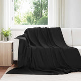 Vidaxl kleden 6 pcs zwart 270 x 240 cm fleece
