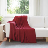 Vidaxl kleden 6 pcs bordeaux rood 170 x 130 cm fleece