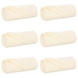 Vidaxl kleden 6 pcs crème 240 x 220 cm fleece