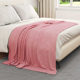Vidaxl kleden 6 pcs roze 200 x 150 cm fleece