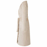 Vidaxl badjas zonder kap beige xxl flanel