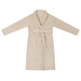 Vidaxl badjas zonder kap beige xxxl flanel