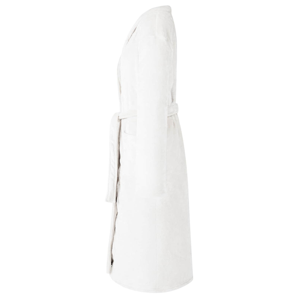 Vidaxl badjas zonder kap wit xxxl flanel