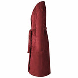 Vidaxl badjas zonder kap bordeaux rood l flanel
