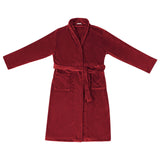 Vidaxl badjas zonder kap bordeaux rood xxxl flanel