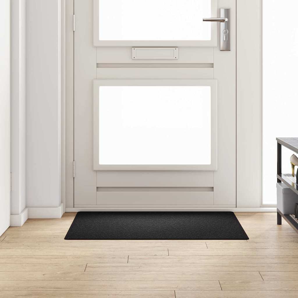 Vidaxl tapijt loper antraciet 100 x 100 cm 100% polypropyleen