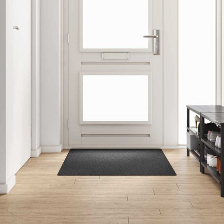 Vidaxl tapijt loper donkergrijs 100 x 150 cm 100% polypropyleen