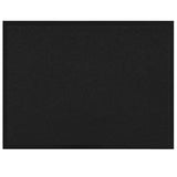 Vidaxl deurmat zwart 60 x 40 x 1.2 cm teddy stof