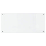 Vidaxl keuken achterwand doorzichtig 90 x 40 cm gehard glas