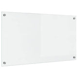 Vidaxl keuken achterwand doorzichtig 90 x 50 cm gehard glas