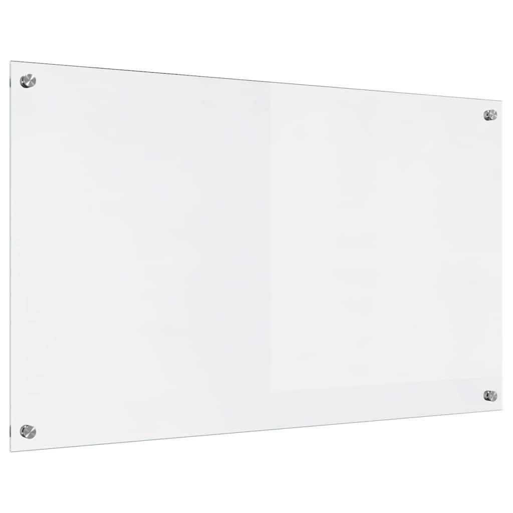 Vidaxl keuken achterwand doorzichtig 100 x 60 cm gehard glas