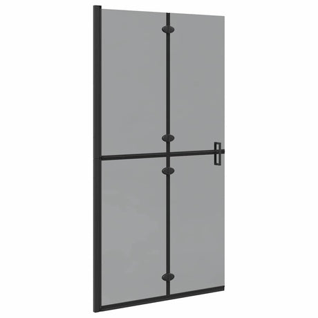 Vidaxl inloopdouchewand zwart 90 x 6.5 x 190 cm