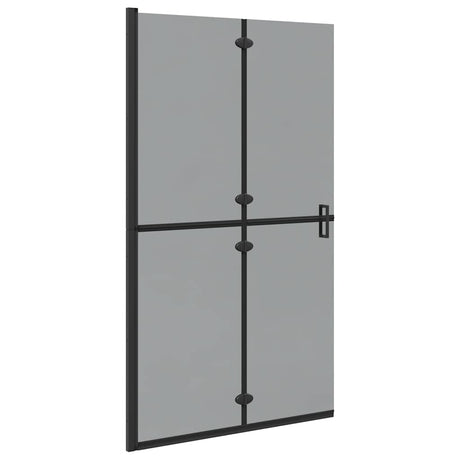 Vidaxl inloopdouchewand zwart 90 x 6.5 x 190 cm