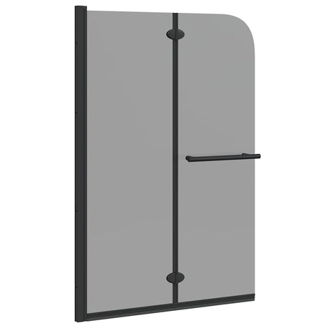 Vidaxl douche omhulsel zwart 120 x 140 cm esg-glas en aluminium
