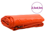 Vidaxl zeil 650g m² oranje 2,5 x 4,5 m canvas met pvc-coating