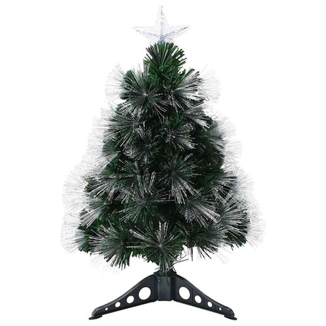 Vidaxl kunstkerstboom met 50 led met standaard groen 64 cm pvc