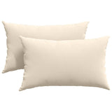 Vidaxl sofa kussens 2 stuks beige 50 x 30 cm stof