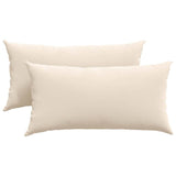 Vidaxl sofa kussens 2 stuks beige 80 x 40 cm stof