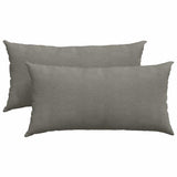 Vidaxl sofa kussens 2 stuks lichtgrijs 80 x 40 cm cordstof