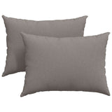 Vidaxl sofa kussens 2 pcs taupe 70 x 50 cm stof