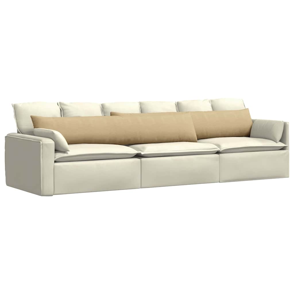 Vidaxl sofa kussens 2 stuks grijs groen 200 x 40 cm cordstof
