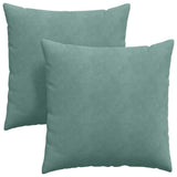 Vidaxl sofa kussens 2 stuks zeegroen 60 x 60 cm cordstof