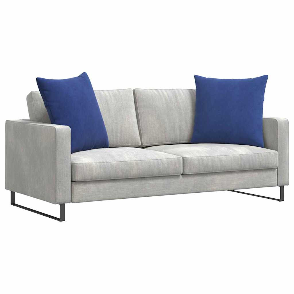 Vidaxl sofa kussens 2 stuks politieblauw 80 x 80 cm cordstof