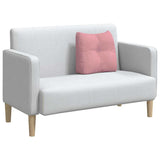 Vidaxl rugkussen roze 45 x 24 x 50 cm fluweel