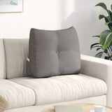 Vidaxl rugkussen taupe 60 x 24 x 50 cm stof