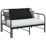 Vidaxl rugkussen zwart 100 x 19 x 50 cm stof