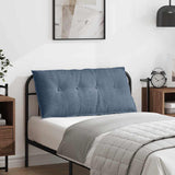Vidaxl rugkussen blauw 100 x 50 cm cordstof