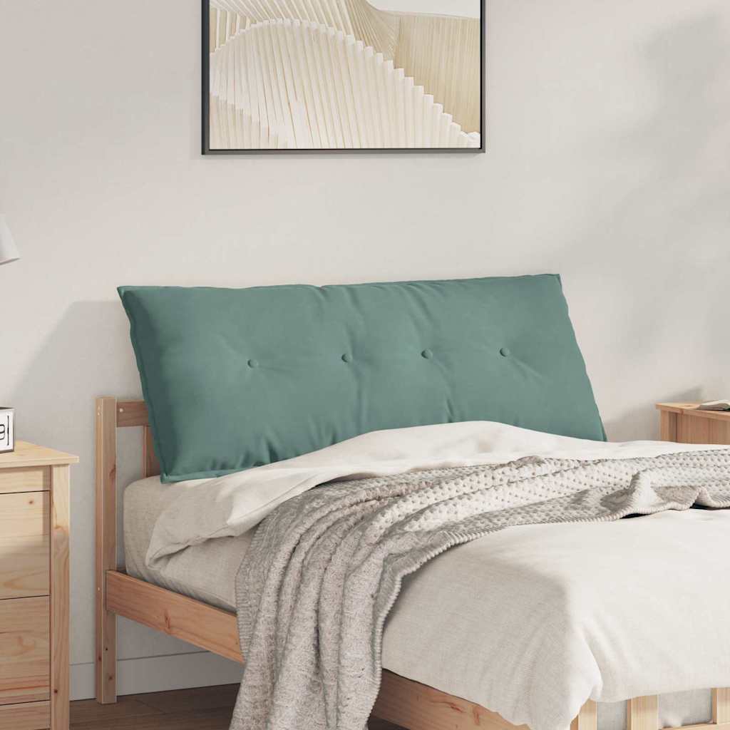 Vidaxl rugkussen zeegroen 120 x 50 cm cordstof