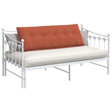 Vidaxl rugkussen rood-oranje 140 x 50 cm cordstof
