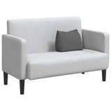 Vidaxl rugkussen donkergrijs 45 x 20 x 35 cm stof