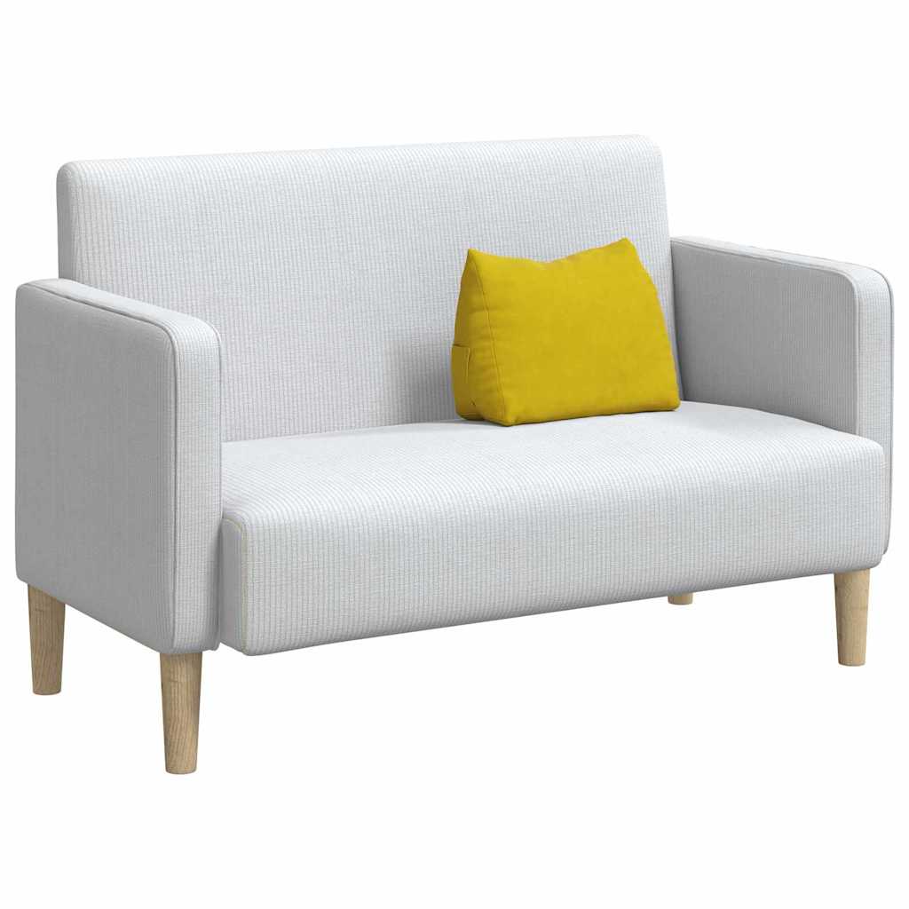 Vidaxl rugkussen geel 45 x 20 x 35 cm cordstof