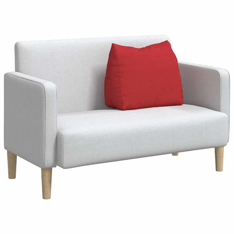 Vidaxl rugkussen rood 60 x 20 x 50 cm stof