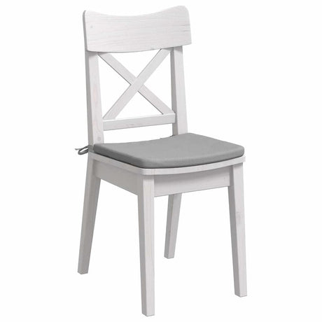 Vidaxl zitkussens 4 pcs wolkengrijs 40 x 40 x 3 cm stof