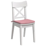Vidaxl zitkussens 4 pcs roze 40 x 40 x 3 cm fluweel