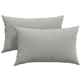 Vidaxl sofa kussens 2 stuks lichtgrijs 50 x 30 cm stof
