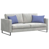Vidaxl sofa kussens 2 pcs jeans blauw 60 x 40 cm stof