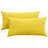 Vidaxl sofa kussens 2 pcs lichtgeel 80 x 40 cm stof