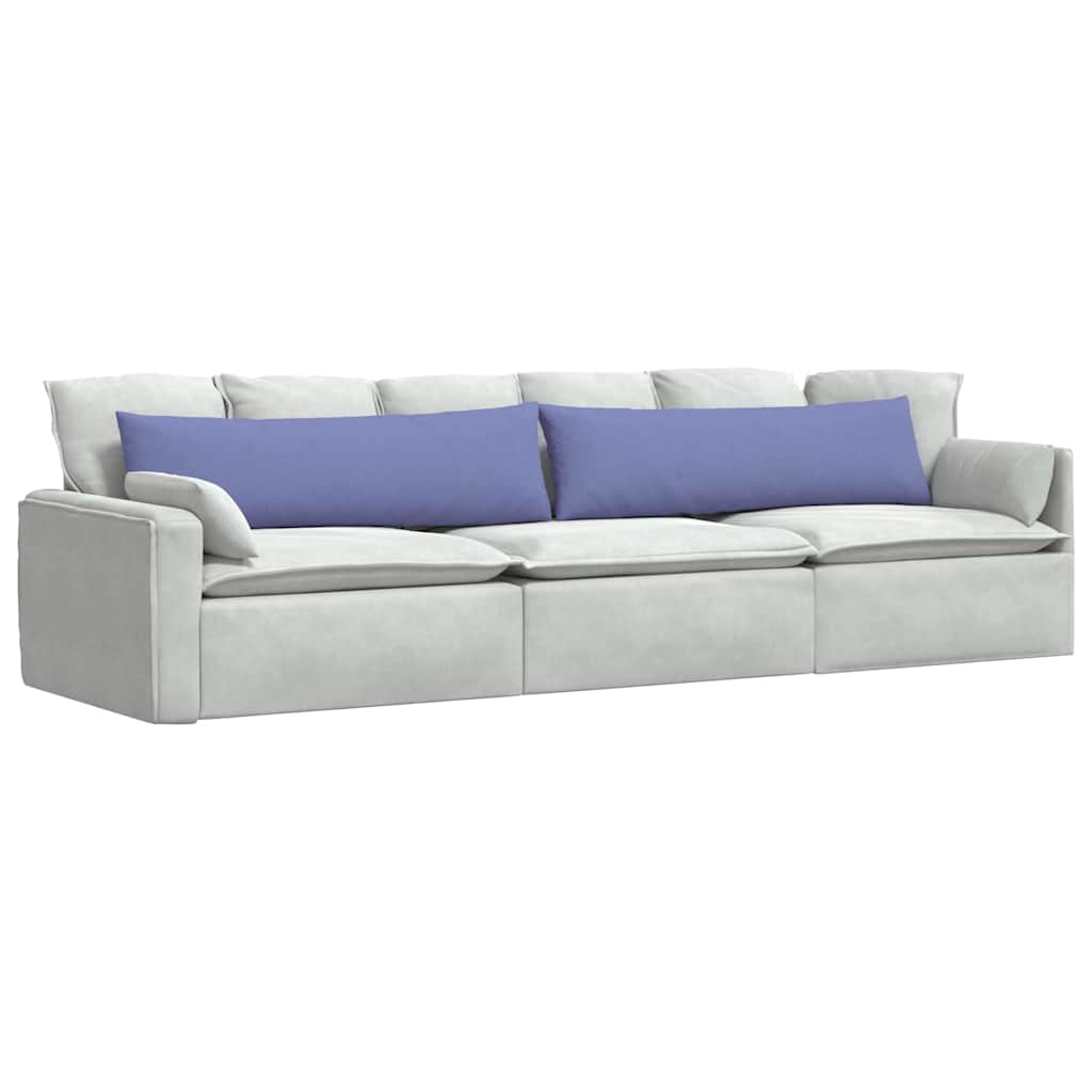 Vidaxl sofa kussens 2 pcs jeans blauw 145 x 40 cm stof