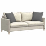 Vidaxl sofa kussens 2 stuks donkergrijs 50 x 50 cm stof