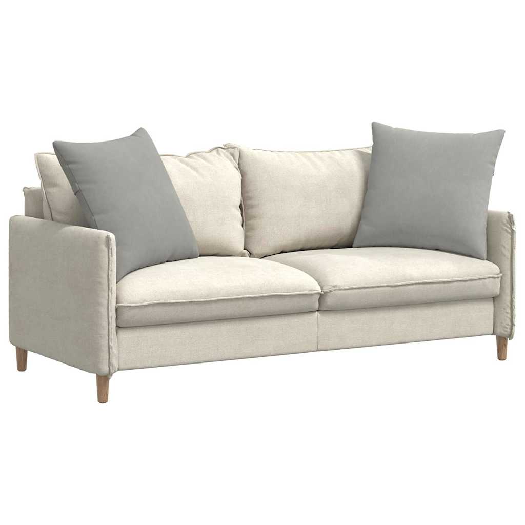 Vidaxl sofa kussens 2 stuks lichtgrijs 80 x 80 cm stof