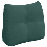 Vidaxl rugkussen donkergroen 60 x 24 x 50 cm fluweel