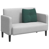 Vidaxl rugkussen donkergroen 60 x 24 x 50 cm fluweel