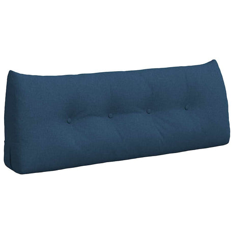 Vidaxl rugkussen blauw 120 x 24 x 50 cm stof