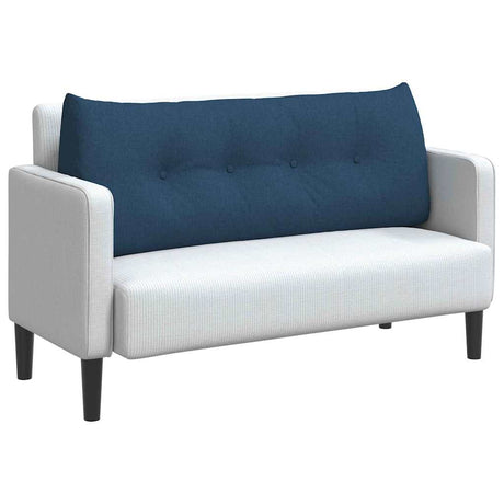 Vidaxl rugkussen blauw 120 x 24 x 50 cm stof